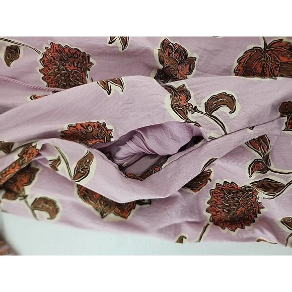 Knox Rose XL | Boho Peasant Prairie Western Ditsy Floral Bubble Sleeve Dress - Picture 7 of 7